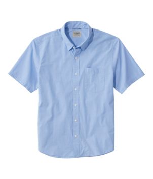 Men's Comfort Stretch Performance® Shirt, Short-Sleeve, Slightly Fitted Untucked Fit, New