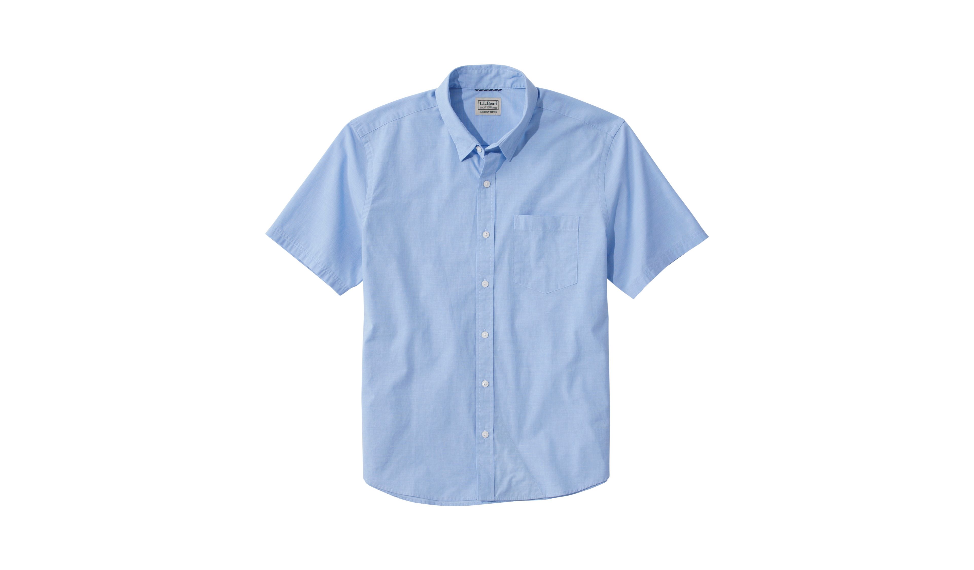 Men's Comfort Stretch Performance® Shirt, Short-Sleeve, Slightly Fitted Untucked Fit