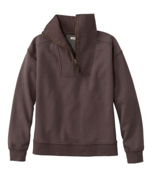 Women's Sunwashed Sweats, Quarter-Zip