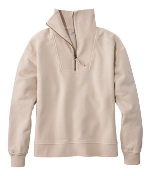 Women's Sunwashed Sweats, Quarter-Zip
