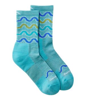 Women's Darn Tough Wandering Stripe Micro Crew Hiking Sock, New