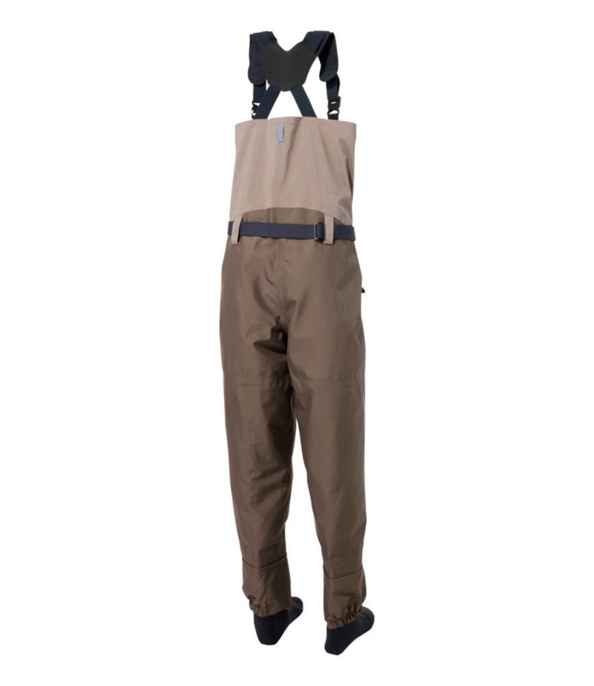Men's L.L.Bean Rapid River Pro Stockingfoot Waders with Super Seam, Dark Cinder/Dark Cement, small image number 2