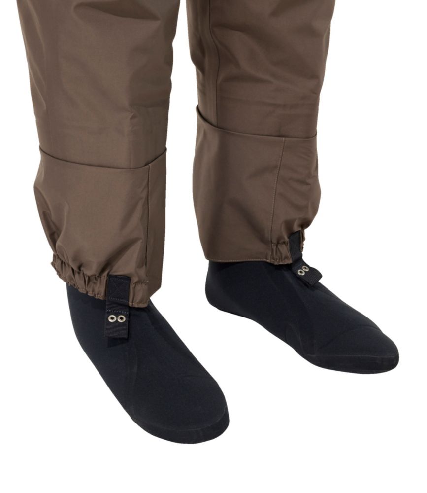 Men's L.L.Bean Rapid River Pro Stockingfoot Waders with Super Seam, Dark Cinder/Dark Cement, small image number 3