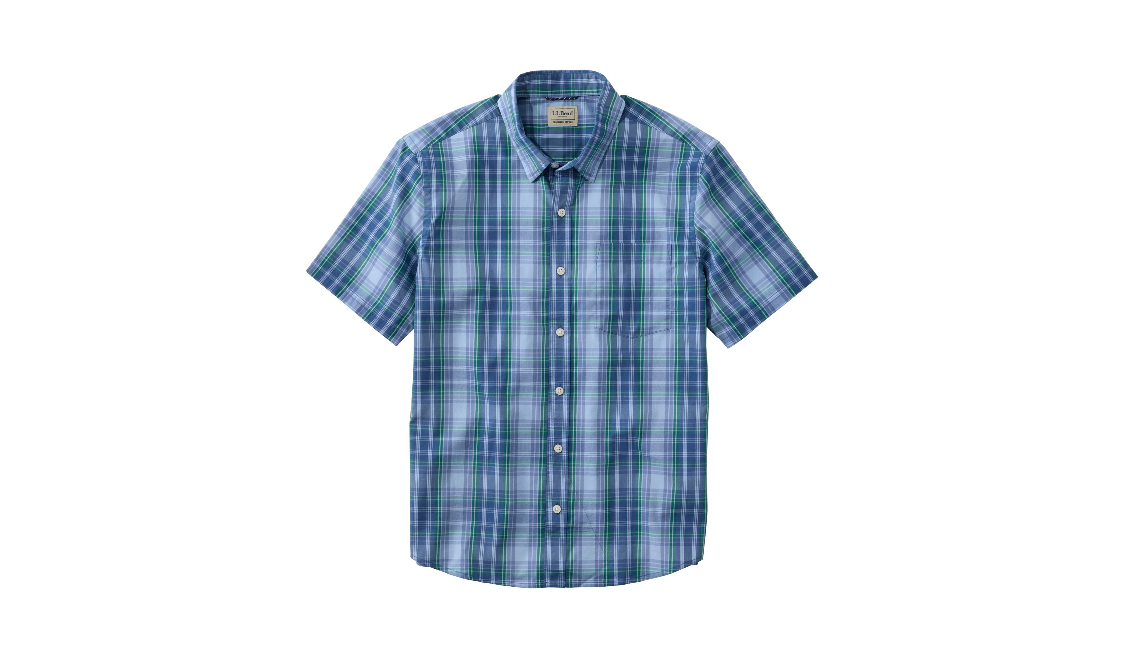 Men's Comfort Stretch Performance® Shirt, Slightly Fitted, Short-Sleeve