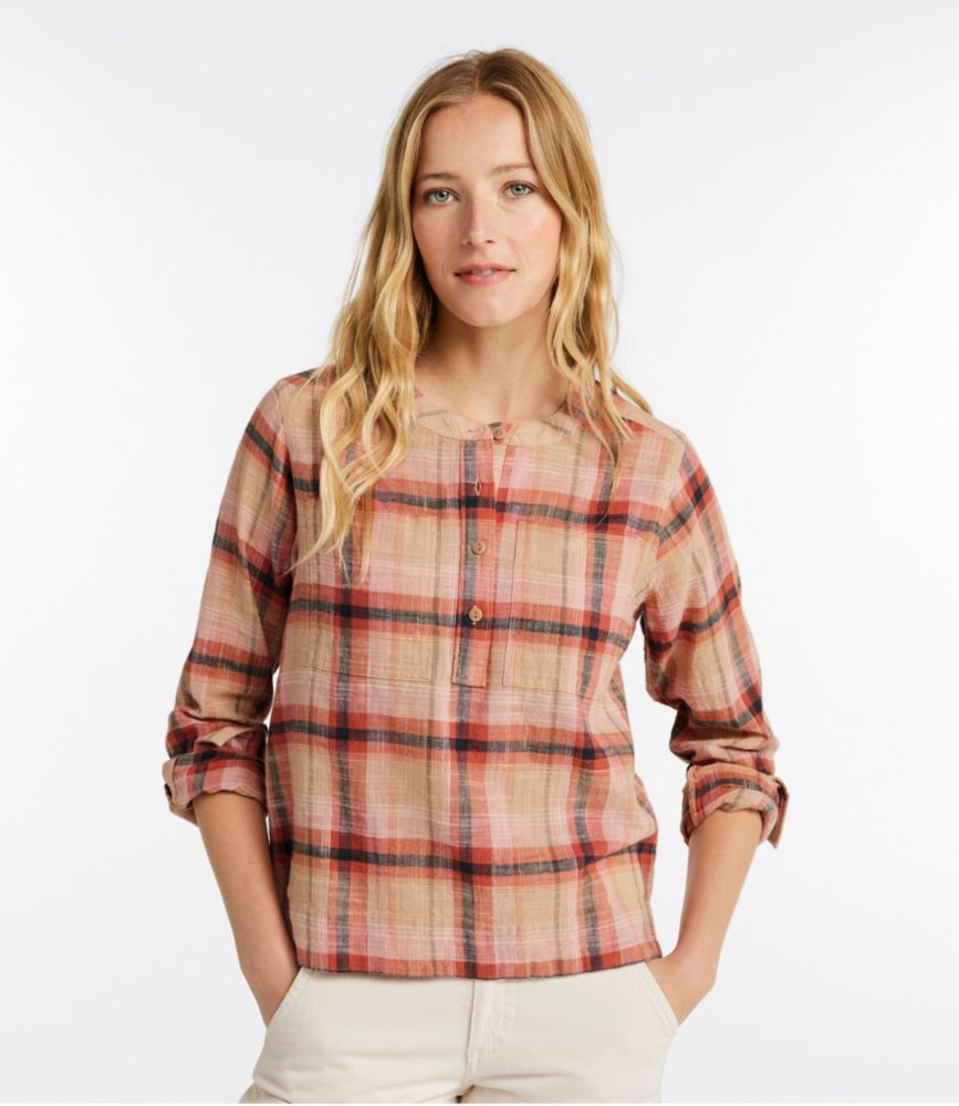 Women's L.L.Bean Day Breeze Shirt, Long-Sleeve Collarless