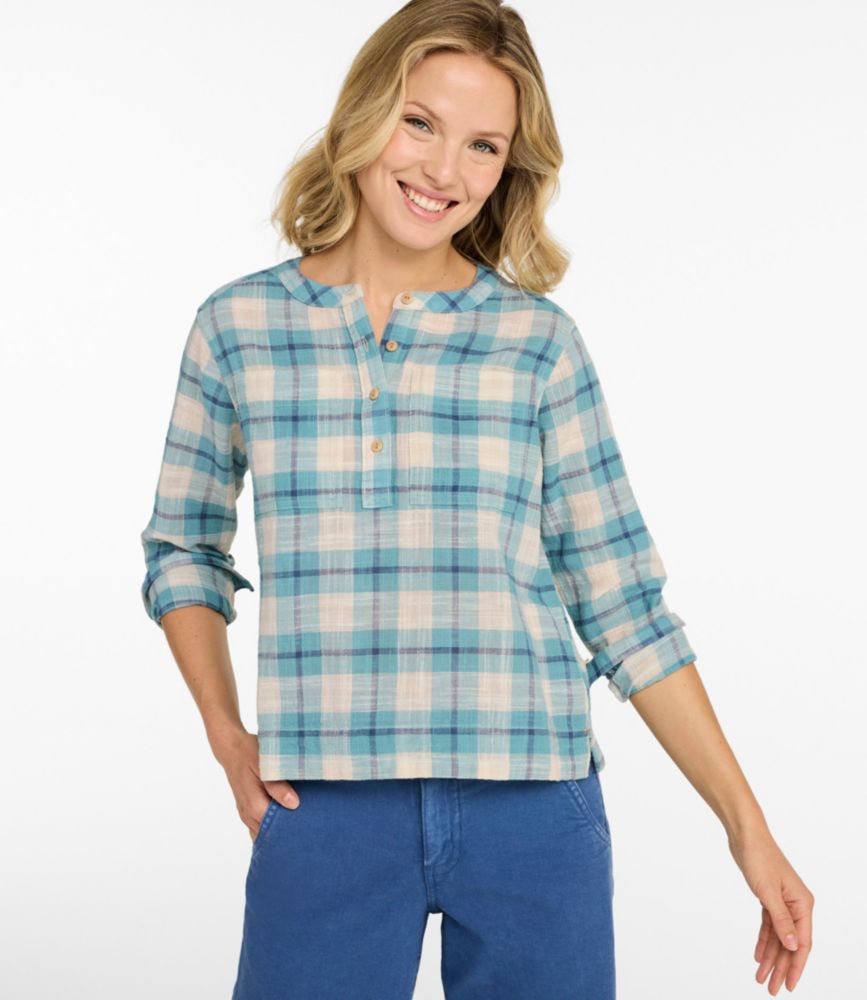 Women's L.L.Bean Day Breeze Shirt, Long-Sleeve Collarless
