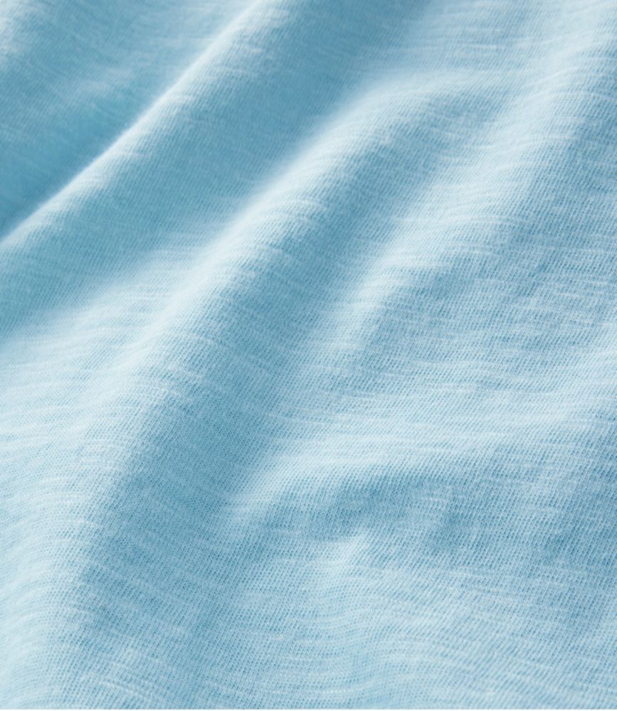 Women's Organic Cotton Tee, V-Neck Cap-Sleeve, Bay Leaf, small image number 6