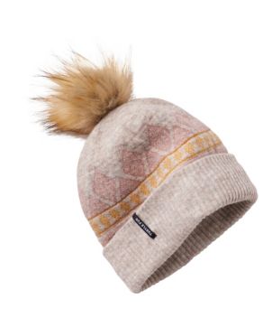 Women's Turtle Fur Ellen Pom Hat, New