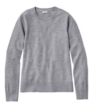 Women's Essential Merino Wool Sweater, Crewneck, New