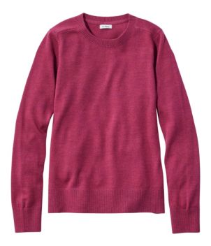 Women's Essential Merino Wool Sweater, Crewneck, New