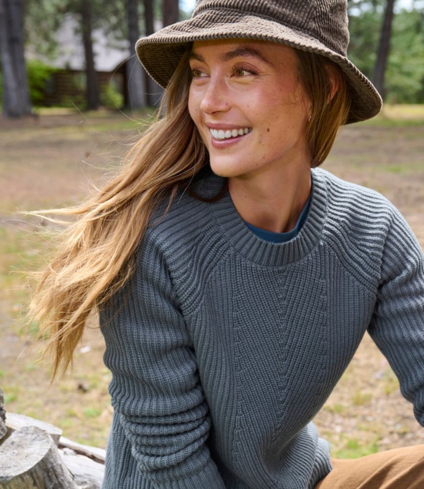 Women's Mariner Shaker Sweater, Crewneck