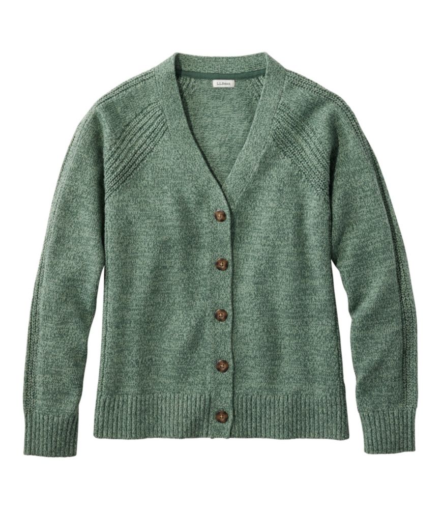 Women's Mariner Shaker Sweater, V-Neck Cardigan