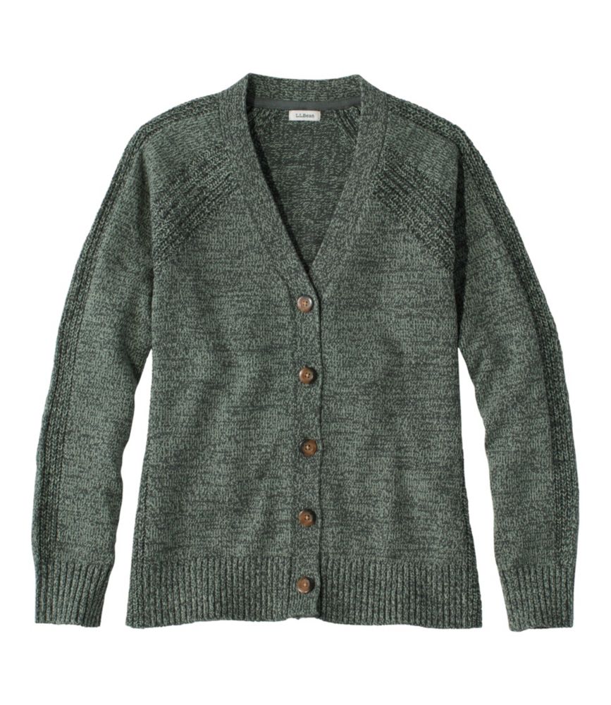 Women's Mariner Shaker Sweater, V-Neck Cardigan
