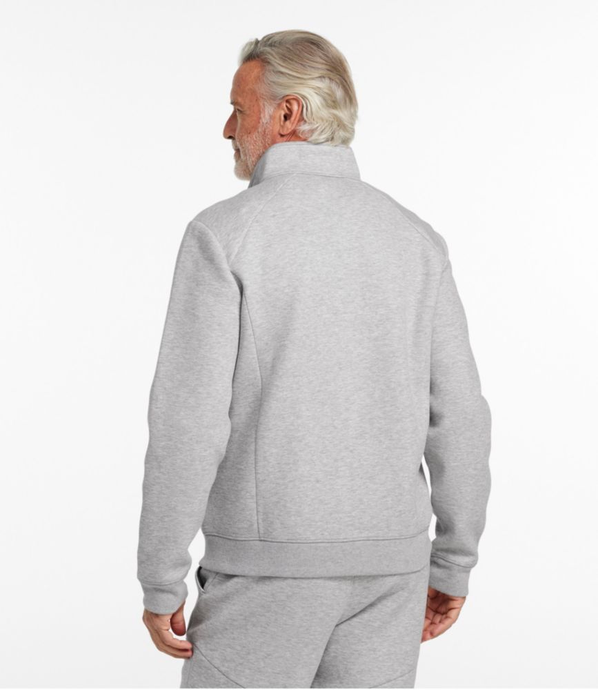 Men's Multisport Lifestyle Sweatshirt, Full-Zip, Light Gray Heather, small image number 3