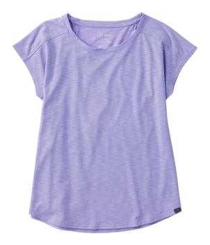 Women's Streamside Tee, Short-Sleeve Ruched Crew