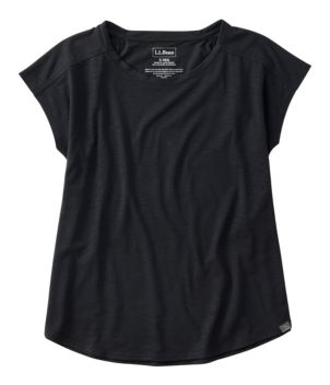 Women's Streamside Tee, Short-Sleeve Ruched Crew