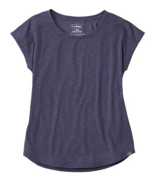 Women's Streamside Tee, Short-Sleeve Ruched Crew