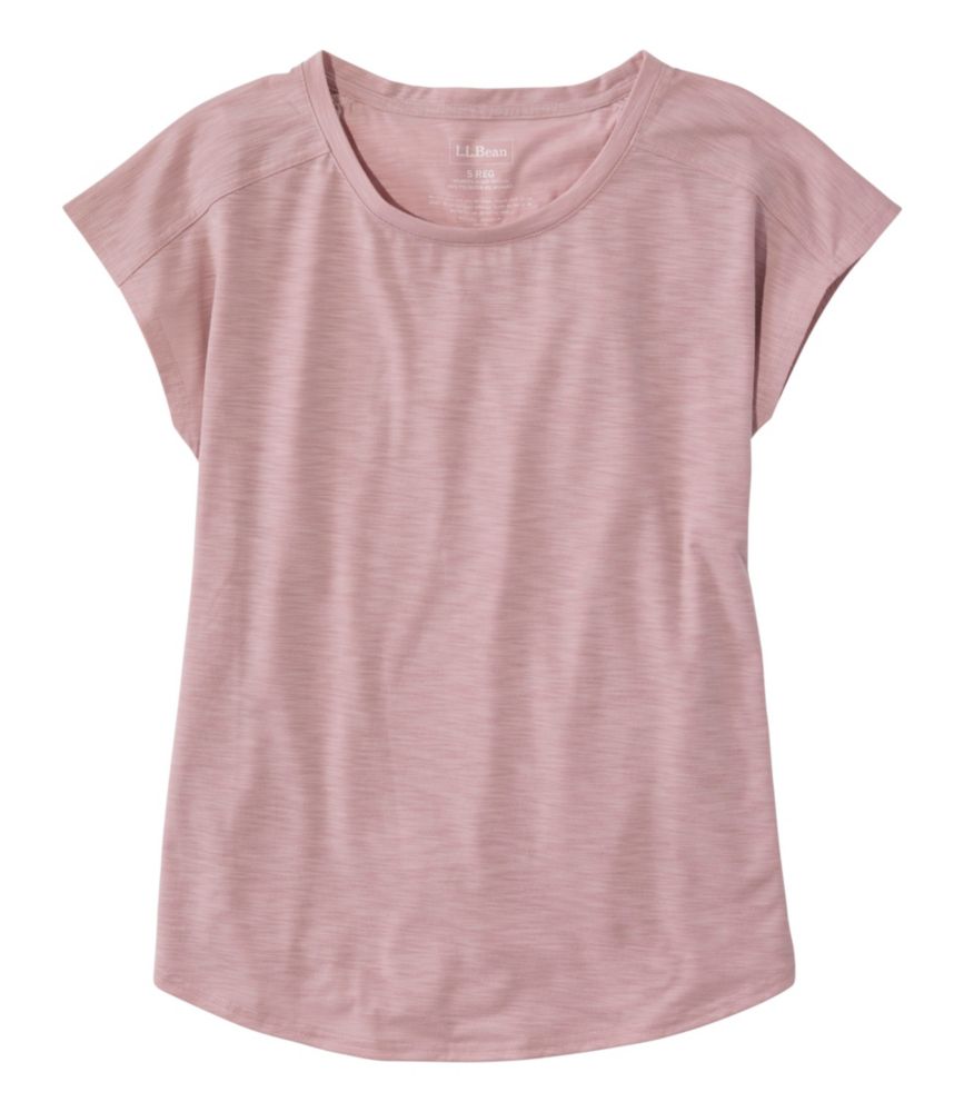 Women's Streamside Tee, Short-Sleeve Ruched Crew, Antique Lilac, small image number 1