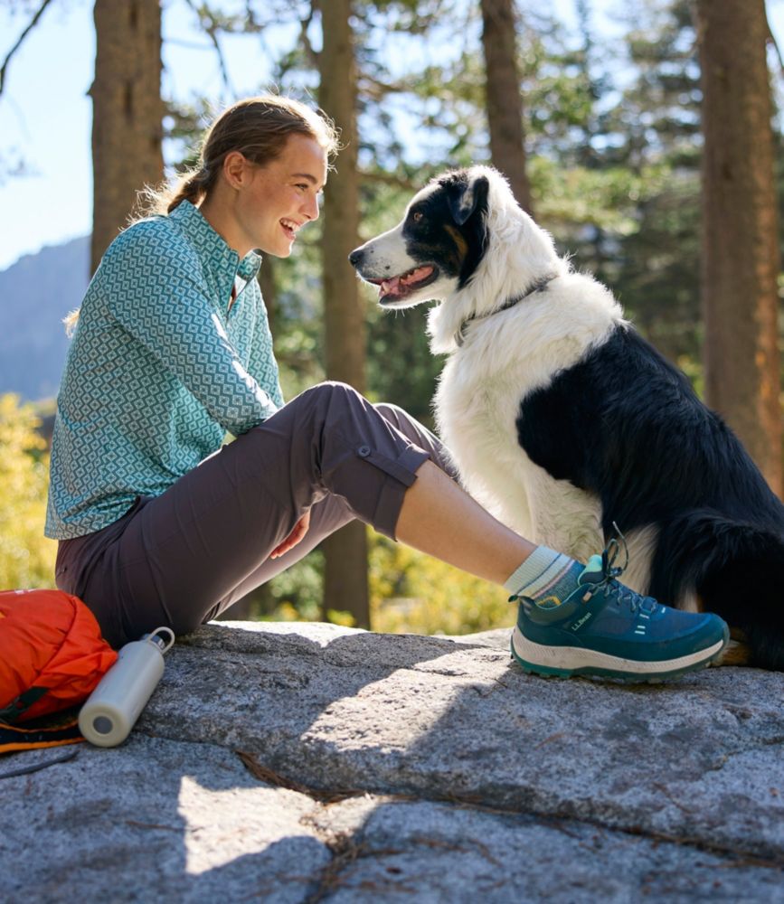 Women's Access Trail Pants, Straight-Leg, Carbon Navy, small image number 10