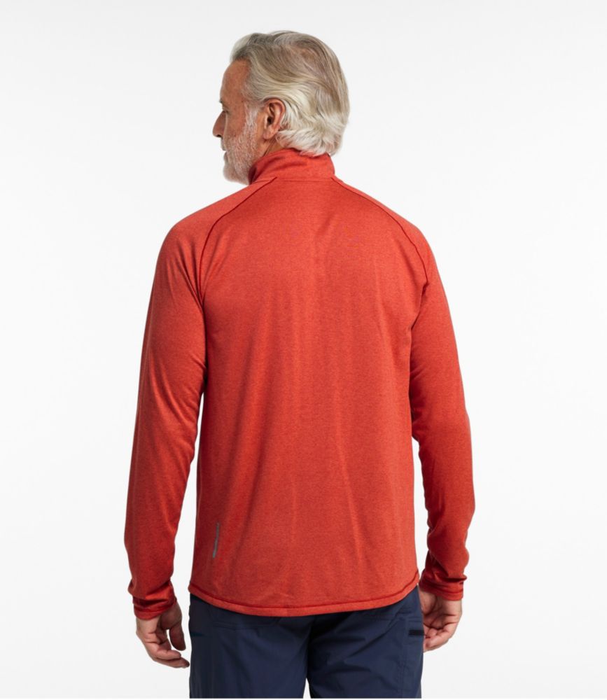 Men's Bean's Access Trail Tee, Quarter-Zip, Blue Water, small image number 3