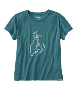 Women's Vista Camp Tee, Short-Sleeve Graphic Crew
