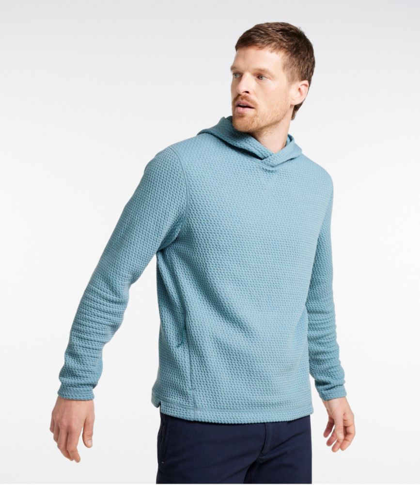 Men's Ridgeknit Pullover, Hoodie, Cadet Blue, small image number 2