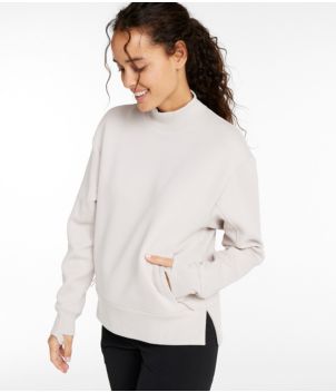 Women's Multisport Mockneck Pullover Sweatshirt, New