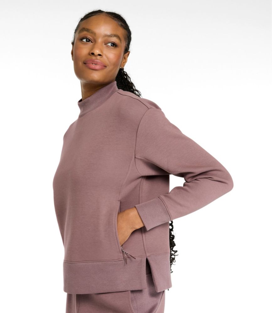 Women's Multisport Mockneck Pullover Sweatshirt