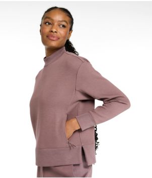 Women's Multisport Mockneck Pullover Sweatshirt, New