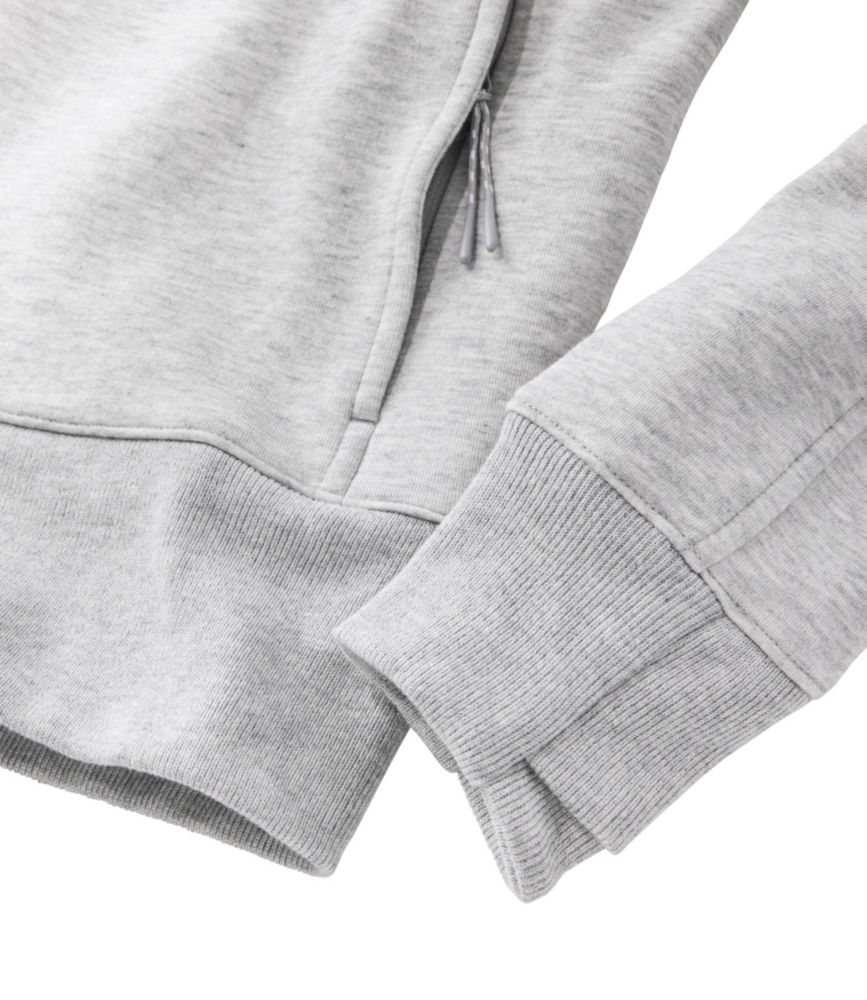Women's Multisport Lifestyle Hoodie, Oversized Full-Zip, Light Gray Heather, small image number 7