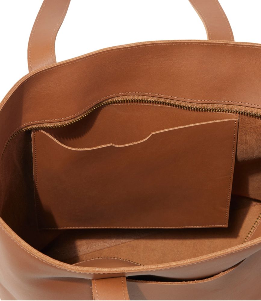 207 Leather Tote, Warm Brown, small image number 5