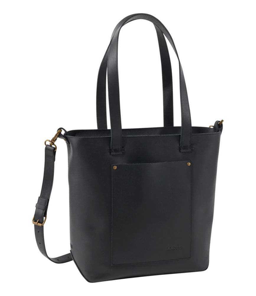 207 Leather Tote, Black, small image number 1