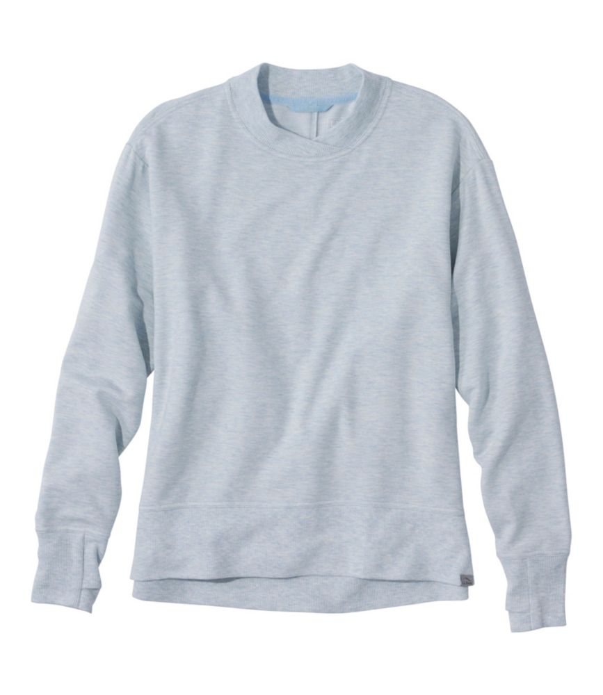 Women's SoftFlex Crossneck Pullover, Foggy Blue Heather, small image number 1