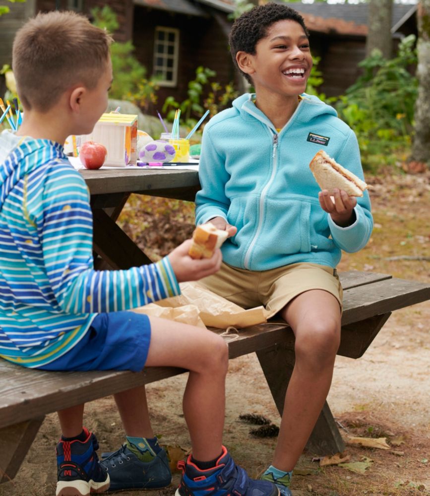 Kids' Cargo Knit Trail Shorts, Dark Khaki, small image number 6