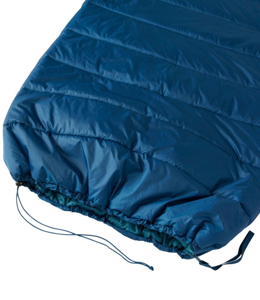 Adults' L.L.Bean Puffer Sleeping Bag, 40°, Dark Marine Blue, small image number 6