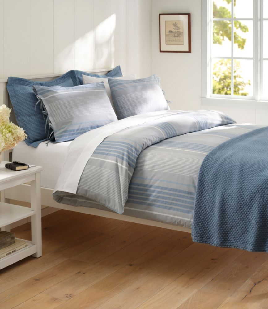 Organic Cotton Comforter Cover Collection, Stripe