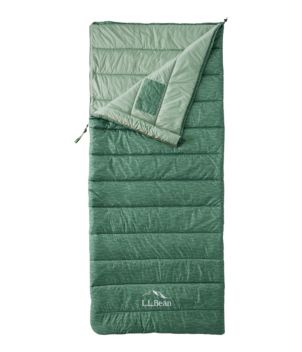 Adults' L.L.Bean Puffer Sleeping Bag, 40° Print, New