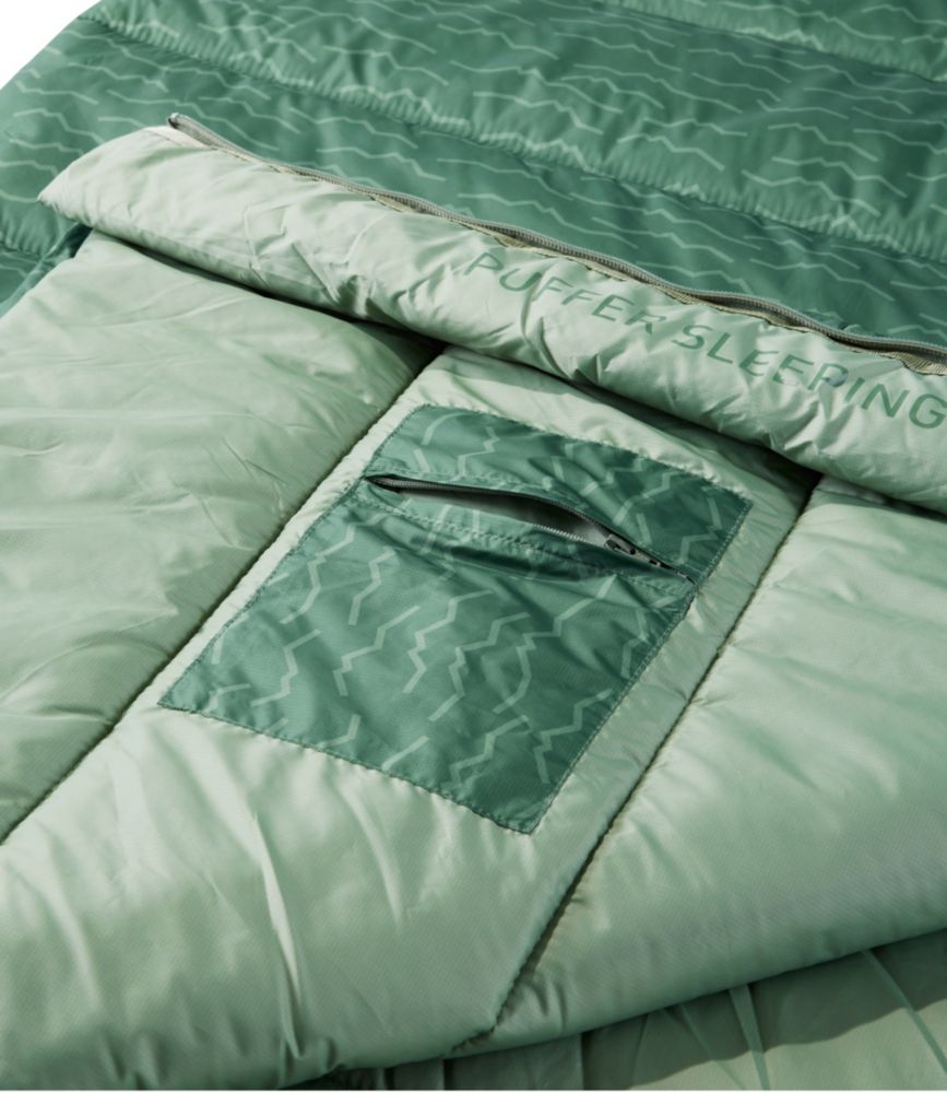 Adults' L.L.Bean Puffer Sleeping Bag, 40° Print