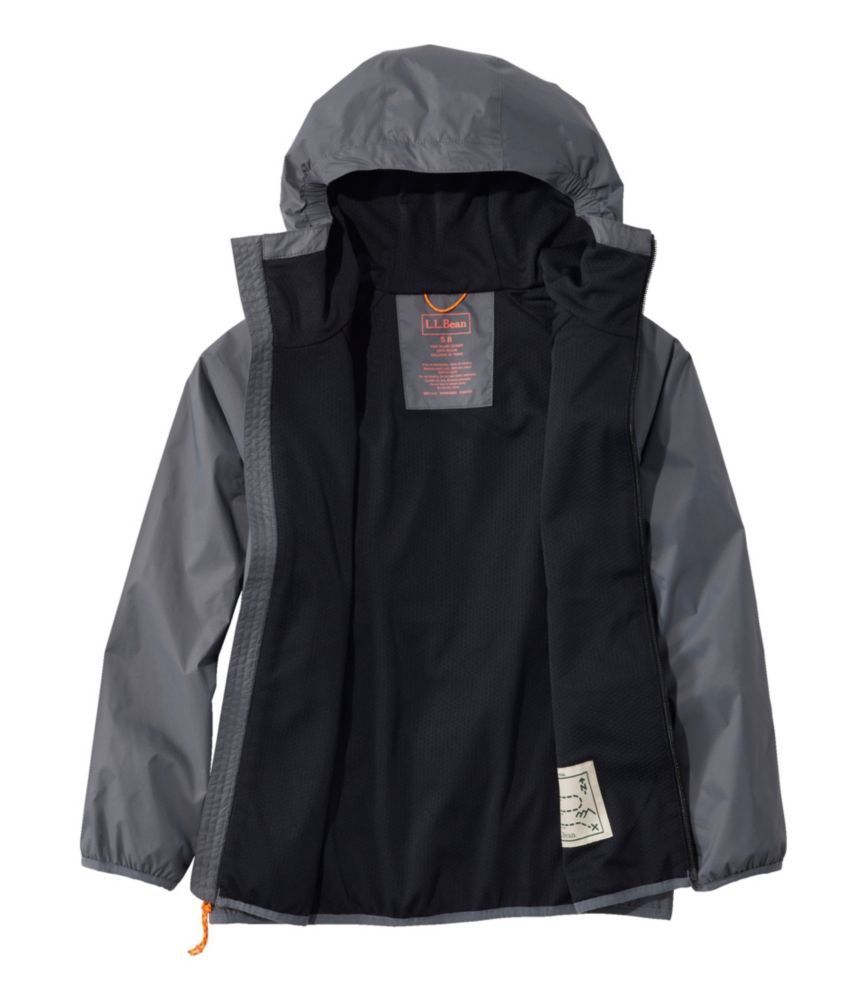 Kids' Wind and Rain Jacket, Lined, Alpine Aster, small image number 6