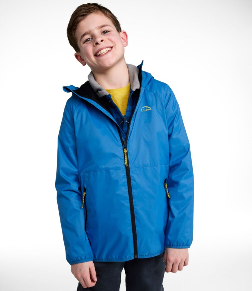 Kids' Wind and Rain Jacket, Lined