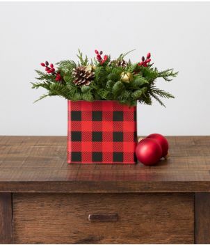 Buffalo Plaid Centerpiece, New