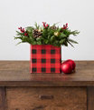 Buffalo Plaid Centerpiece, One Color, small image number 0