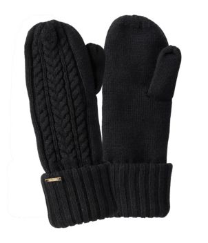 Women's Heritage Cable Mittens, New