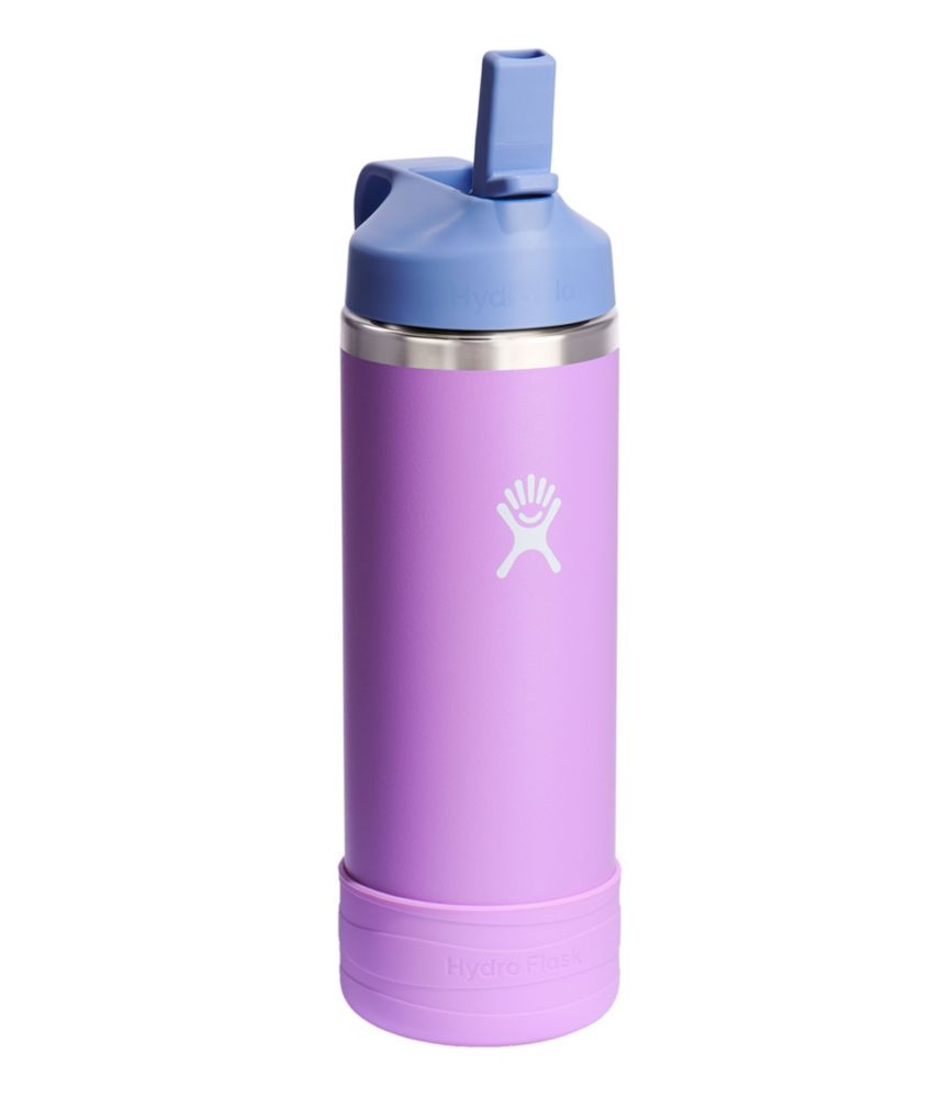 Kids' Hydro Flask Wide Mouth Straw Cap And Boot, 18 oz.