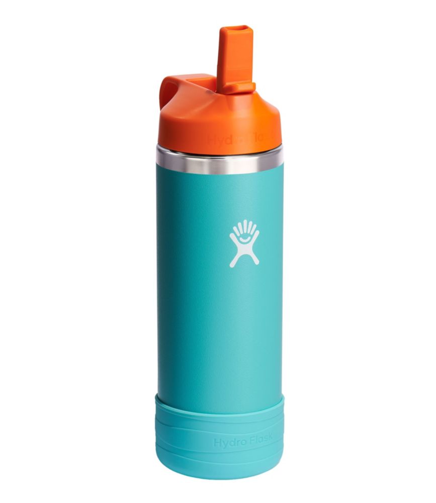 Kids' Hydro Flask Wide Mouth Straw Cap And Boot, 18 oz.