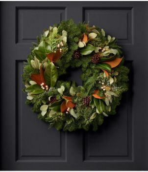 Magnolia Eucalyptus Wreath, 24", New