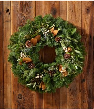 Magnolia Eucalyptus Wreath, 24", New