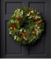 Magnolia Eucalyptus Wreath 24", One Color, small image number 0