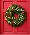 Magnolia Eucalyptus Wreath 24", One Color, small image number 1