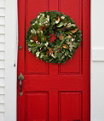 Magnolia Eucalyptus Wreath 24", One Color, small image number 3